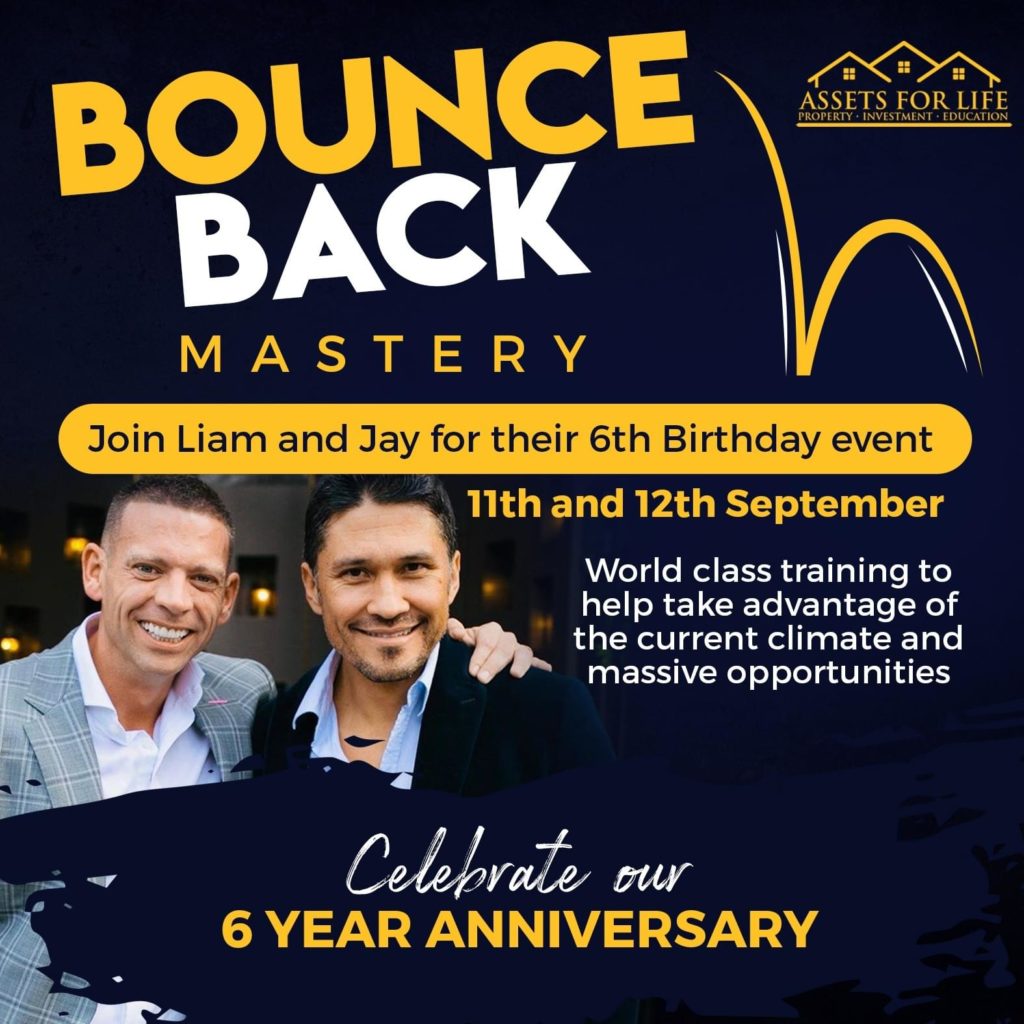 Assets For Life Celebrates 6-Year Anniversary - bounce back mastery