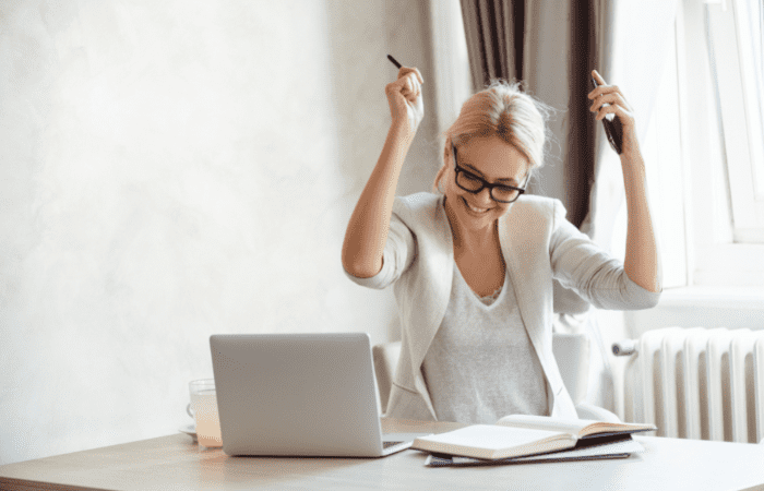 Woman using BRRRR method in property investing