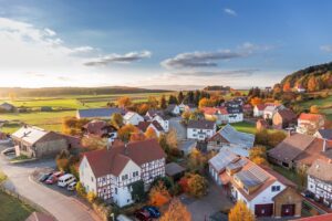 Bird eye view of buy to let properties - Assets For Life