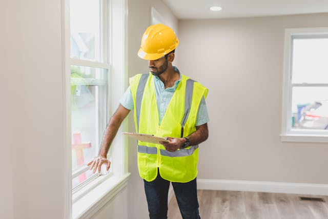 Person carrying out a home buyers survey on property - Assets For Life
